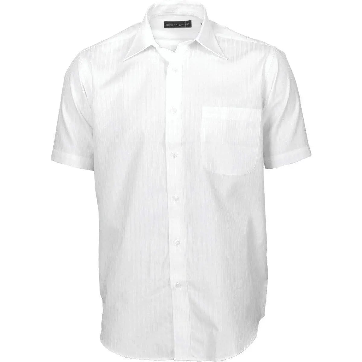 Dnc Workwear Men’s Tonal Stripe Short Sleeve Shirt - 4155 Metro Workwear.